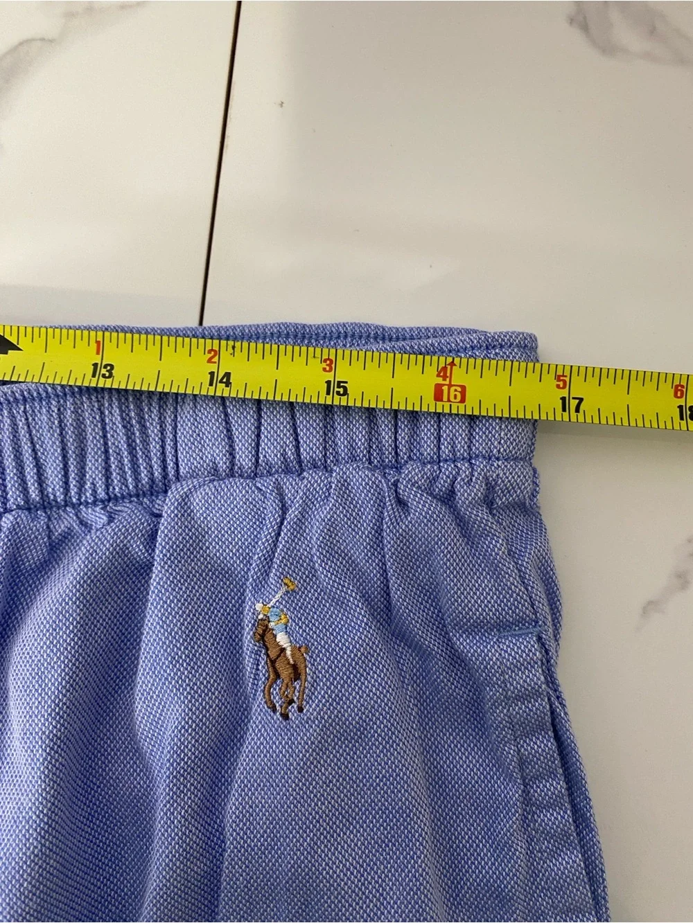 POLO RALPH LAUREN Sleepwear Men's Size Large Light Blue Cotton Loungewear